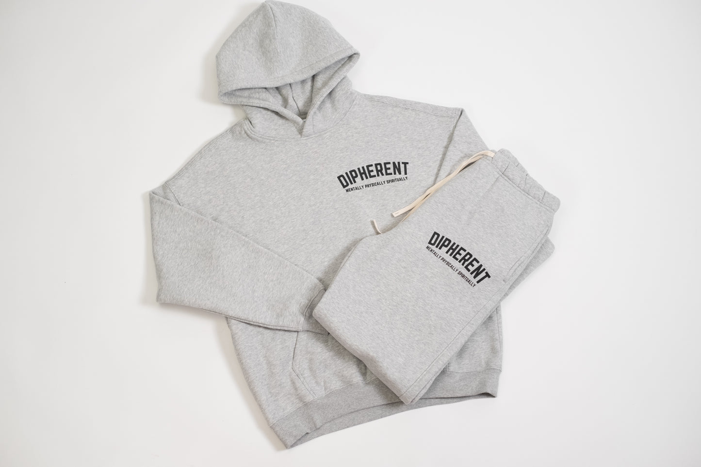 "BIG COZY" SWEATSUIT (Light Grey)