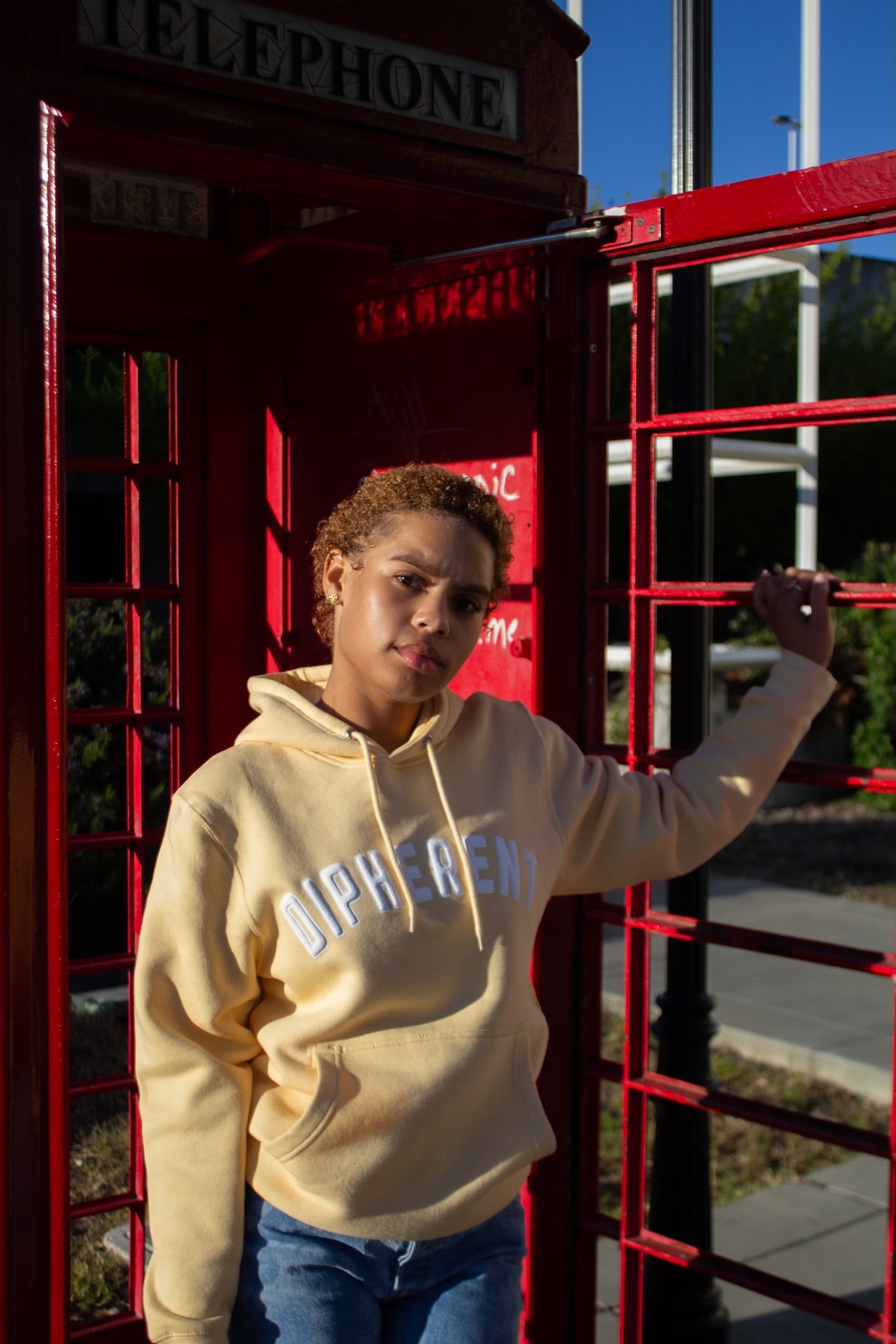 Spring Drop Arch Logo Hoodie - Pina Colada