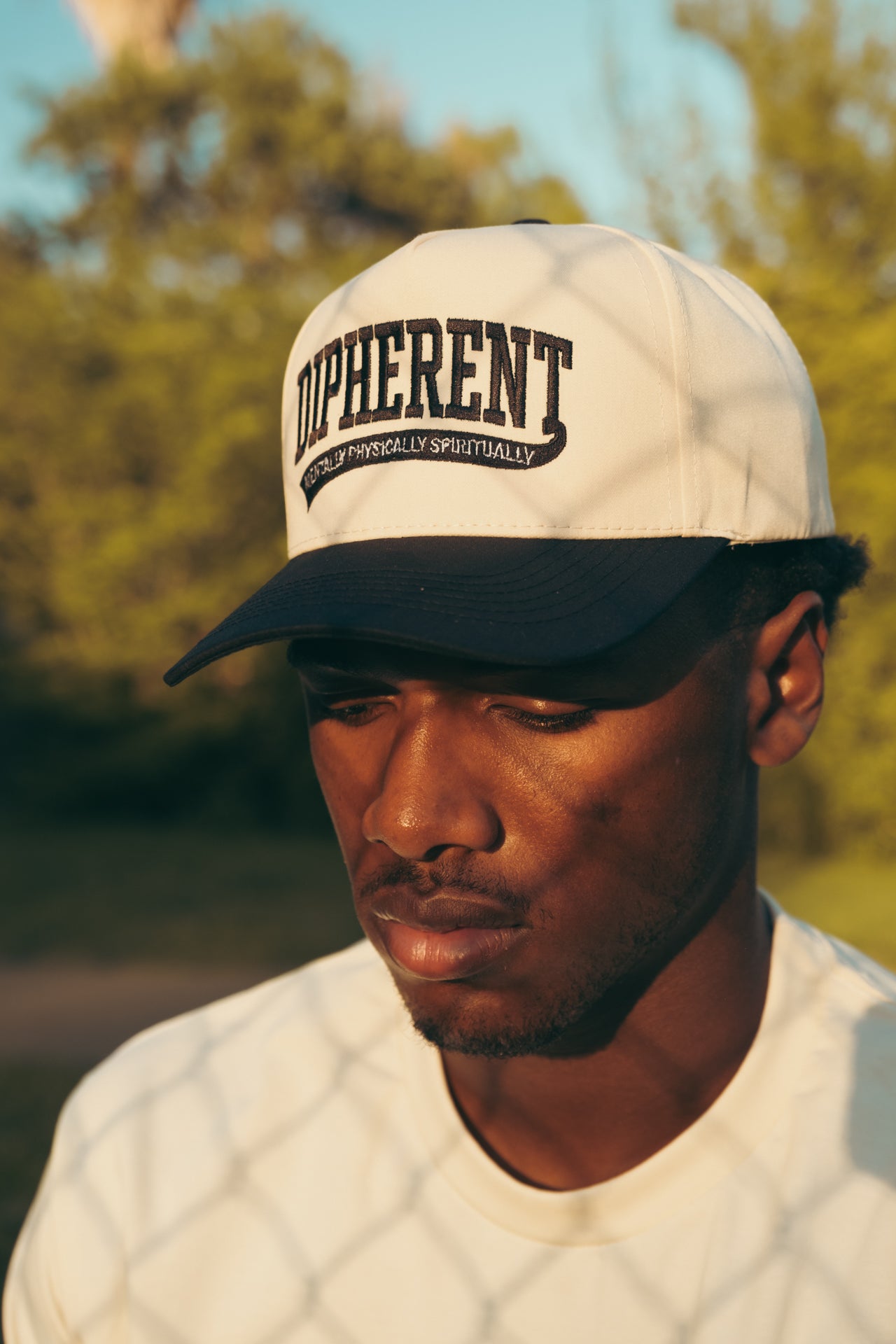 Black/Creme - Baseball Cap