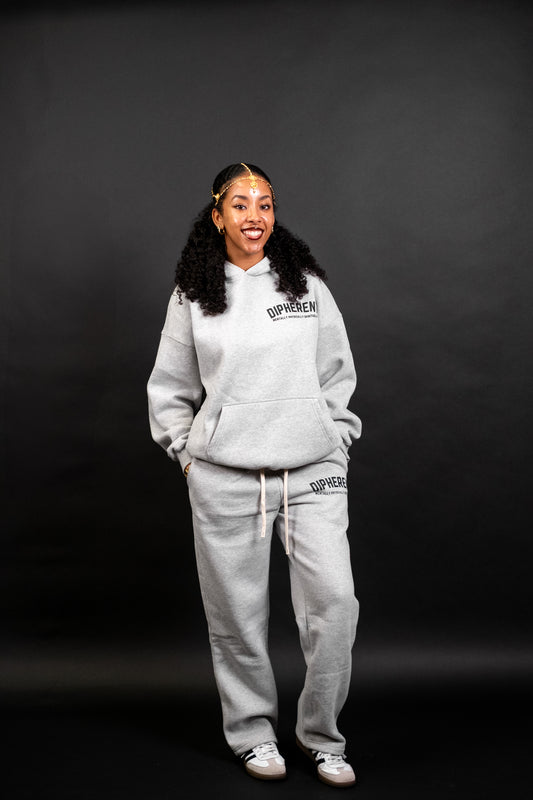 "BIG COZY" SWEATSUIT (Light Grey)