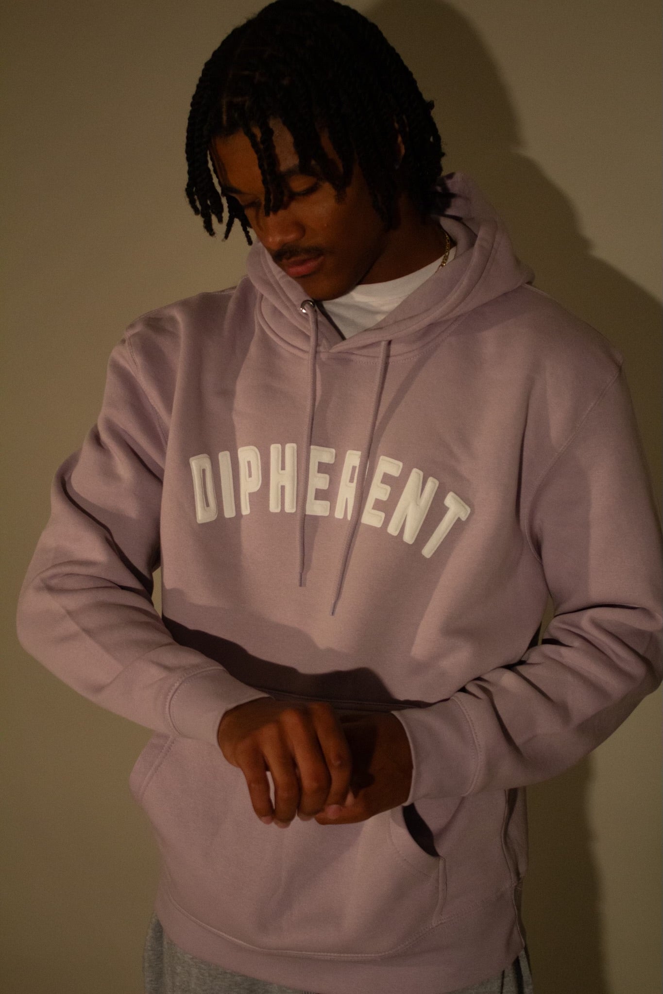 Spring Drop Arch Logo Hoodie - Lilac