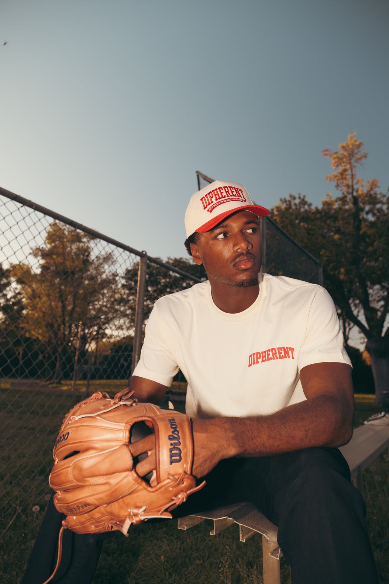 Oversized Red Baseball Tee - Spring 26'