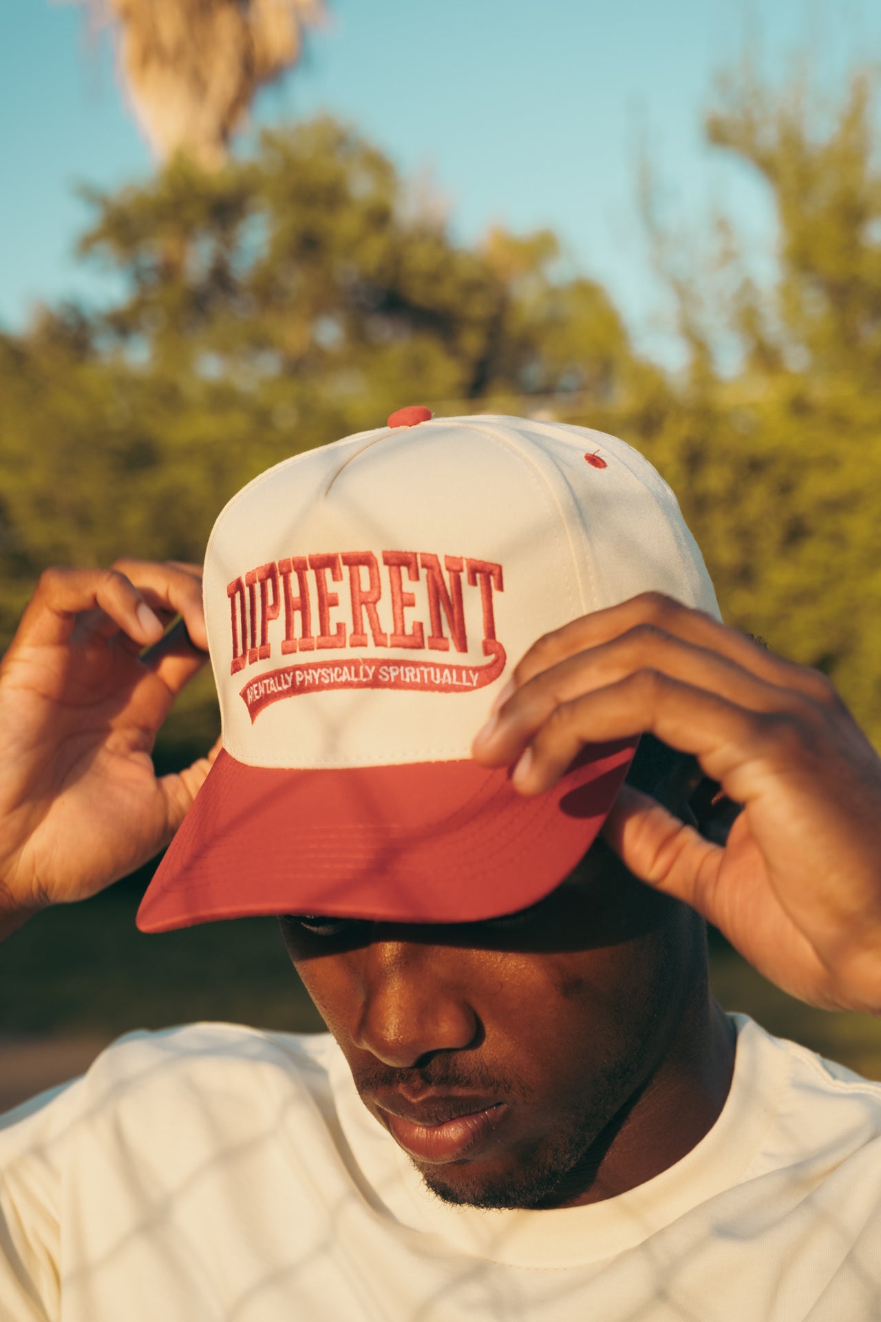 Red/Creme - Baseball Cap