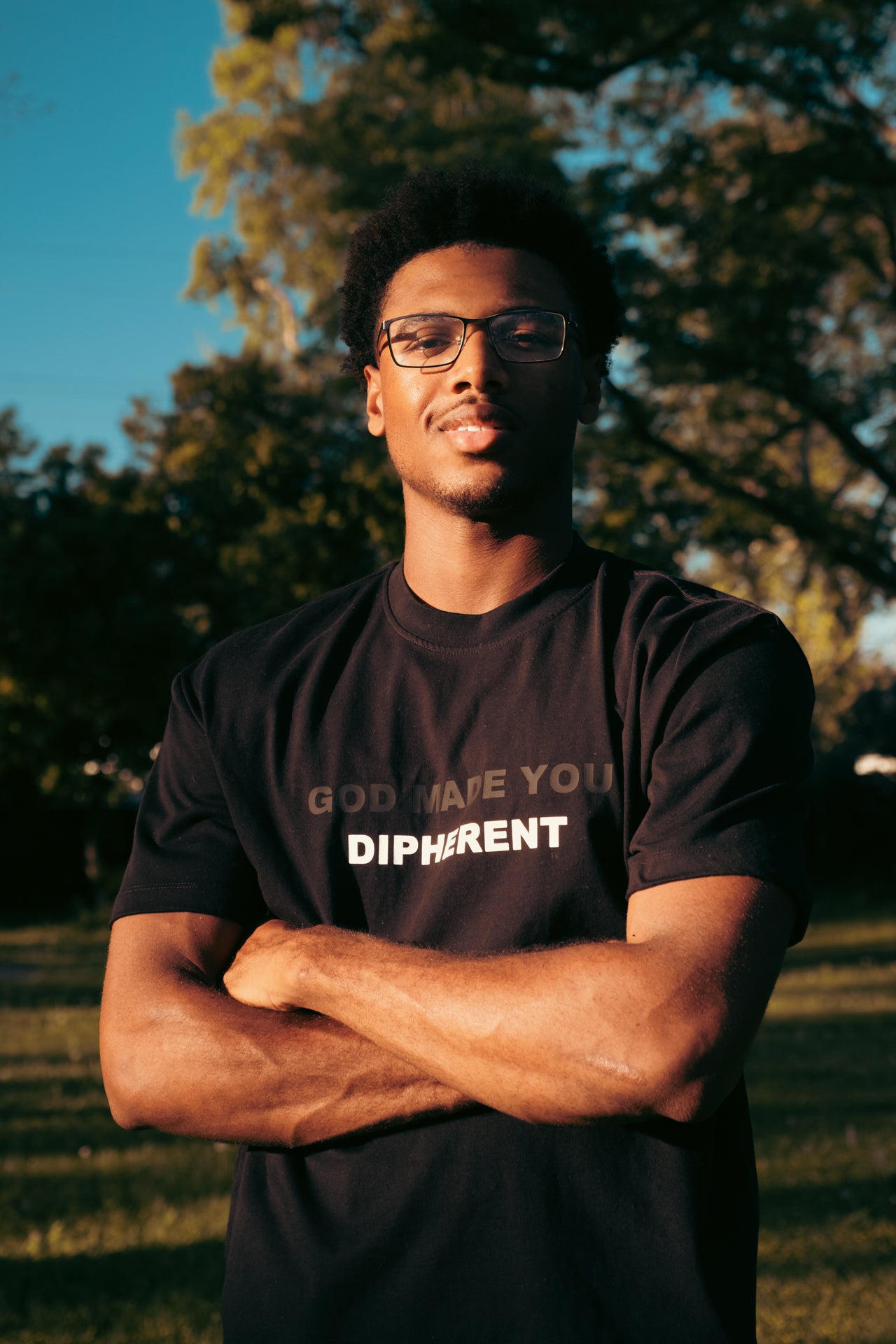 God Made You DIPHERENT - Black