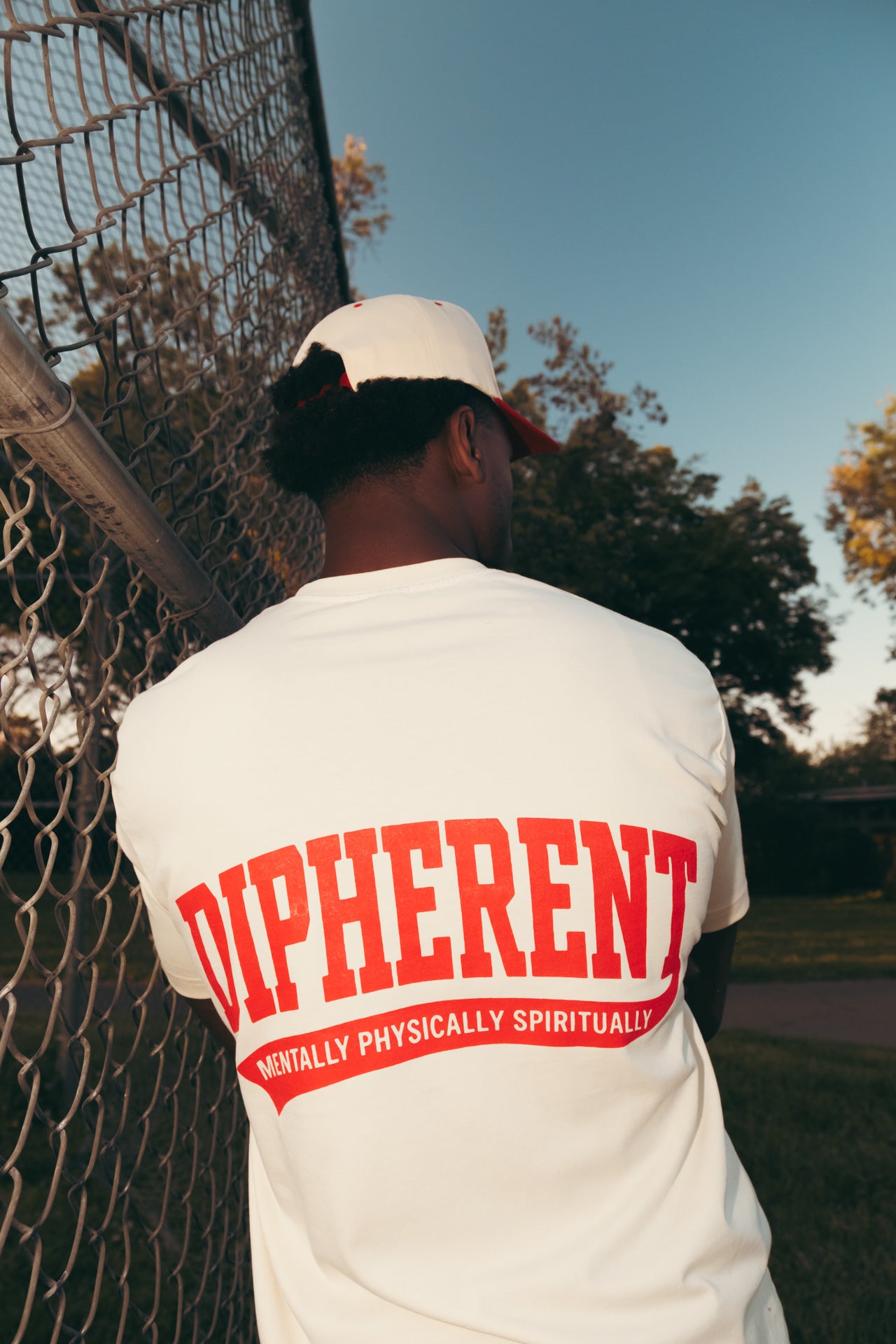Oversized Red Baseball Tee - Spring 26'
